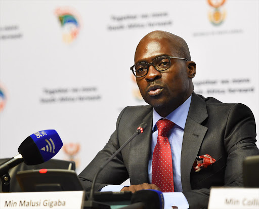 Finance minister Malusi Gigaba