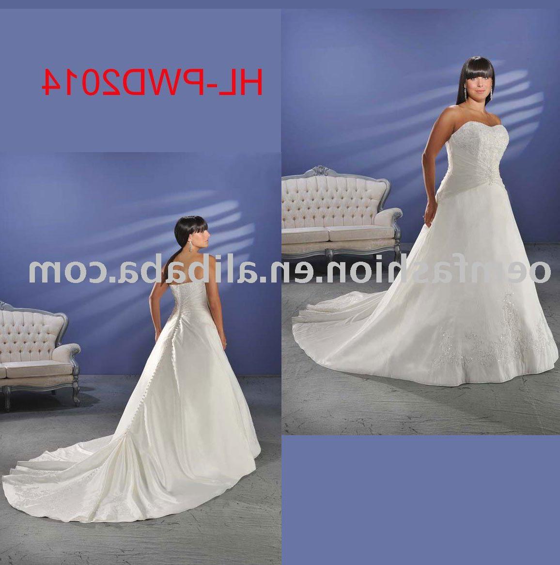 plus size wedding dress HL-PWD2014 China  Mainland  