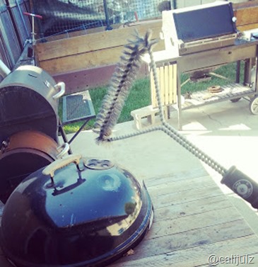 Stainless Steel BBQ Grill Brush @AlphaGrillers Review #AlphaGrillers