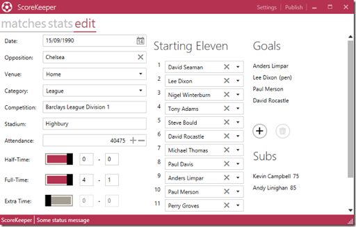 Modern Ui Metro Charts Example