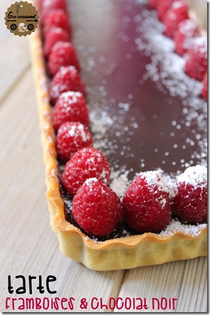 Tarte Framboises Chocolat Noir 6