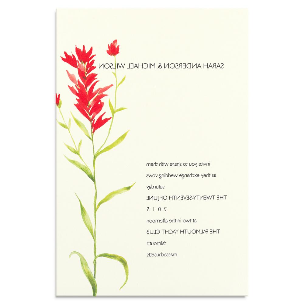 Indian Paintbrush eInvite