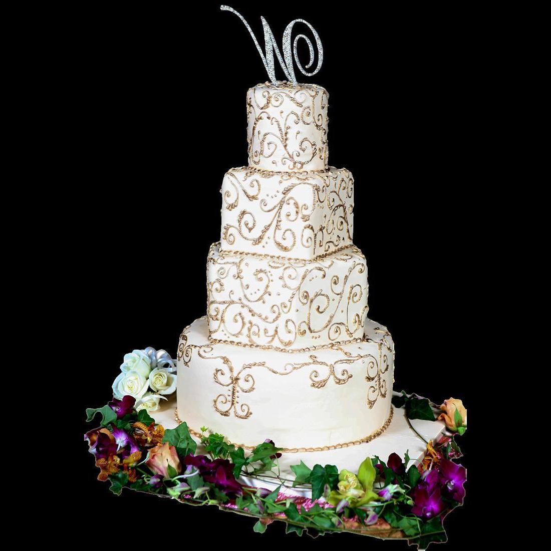 Elegant Fondant wedding cake