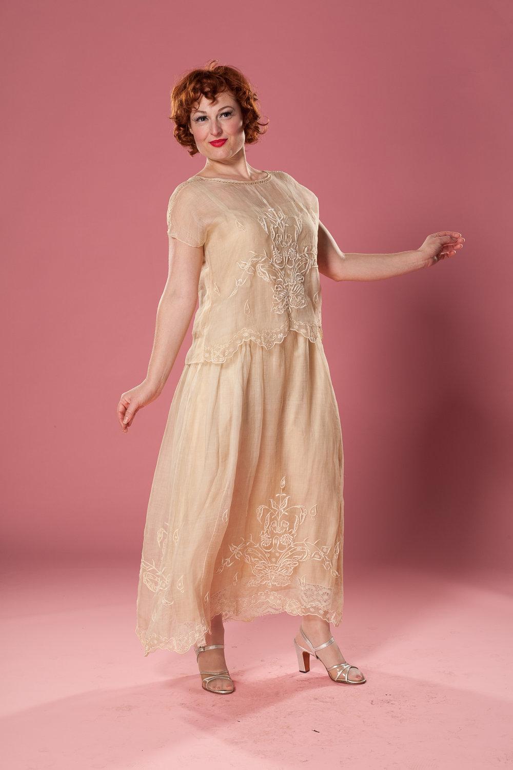 Vintage 1920s Silk Wedding