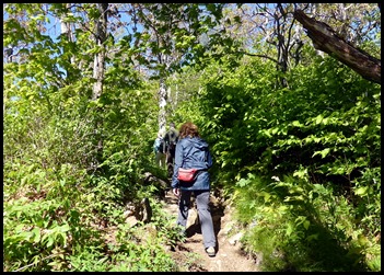 04b - Hike to Mt. Pisgah Summit - Heading Up the trail