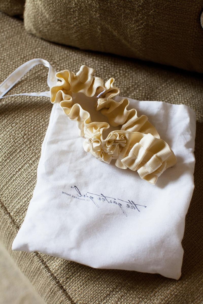 For more real wedding garters,