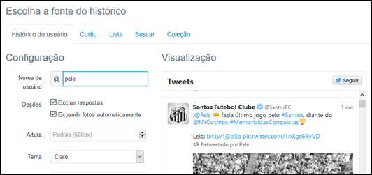 Crie widgets para o seu blog e mostre tudo o que rola no Twitter - Visual Dicas