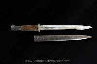 German bayonet S84/98 with removed sawback