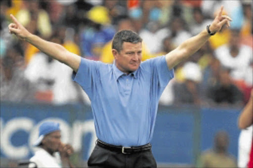 FRUSTRATED: SuperSport United coach Gavin Hunt pHOTO: Gallo Images