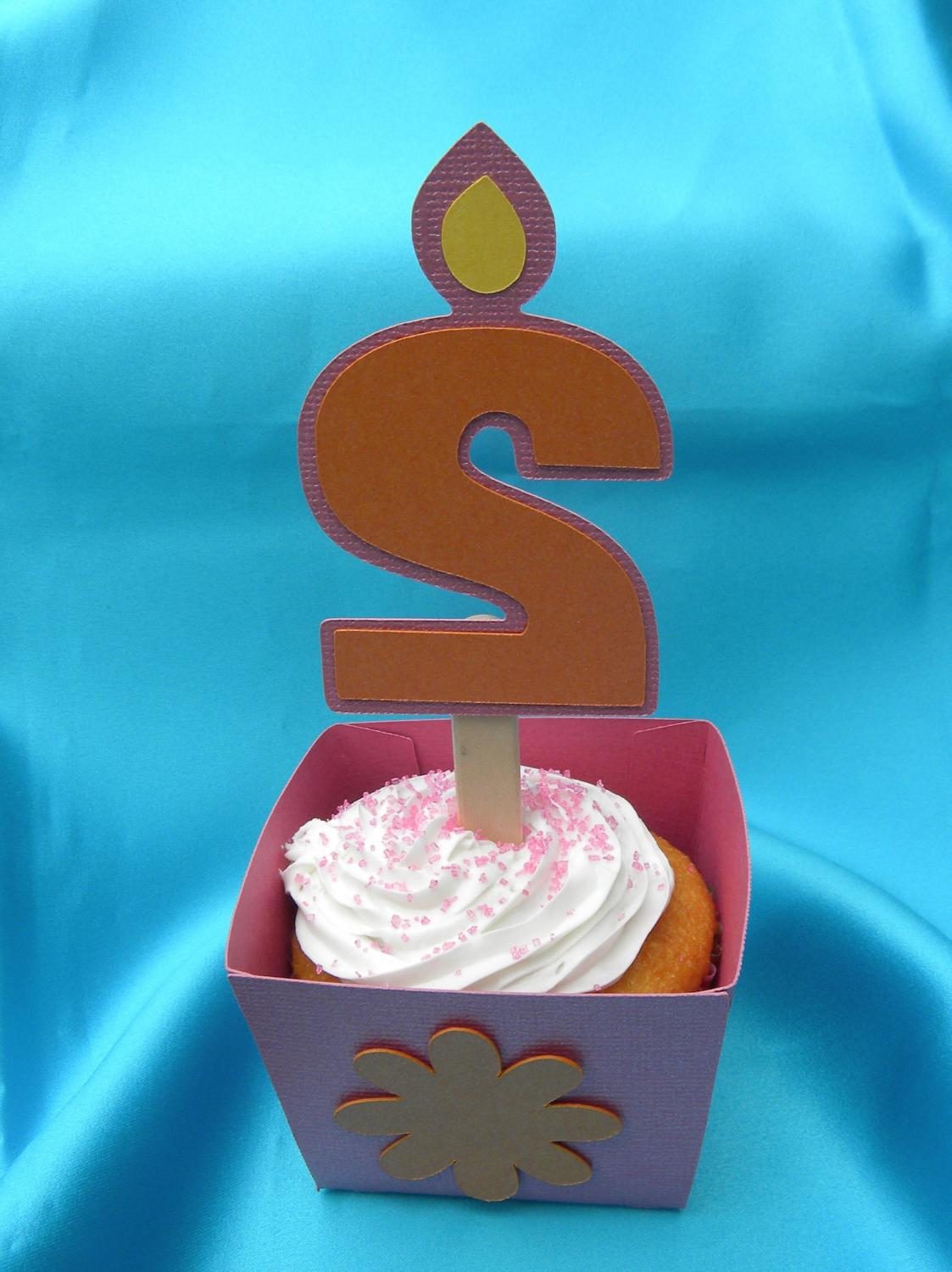 Cupcake Boxes and Toppers Custom Made for Your Party or Event