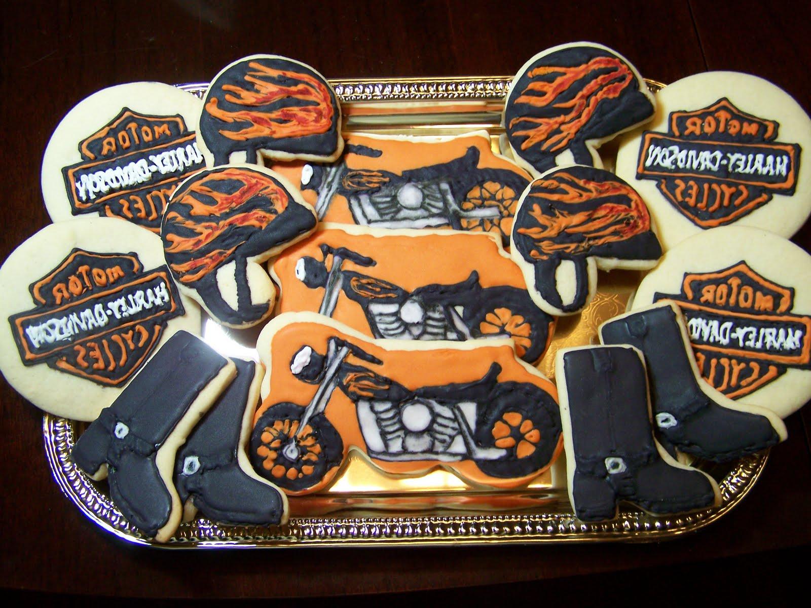 Harley Davidson cookies.