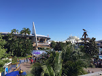 View of Tomorrowland from the Monorail station View of Tomorrowland from the Monorail station