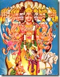 [Krishna showing the universal form]