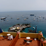 Our view from the room on Capri.