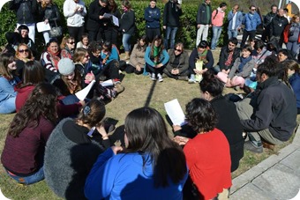 Estudiantes del ISFD de Santa Teresita realizaron una jornada de reflexión sobre la Noche de Los Lápices