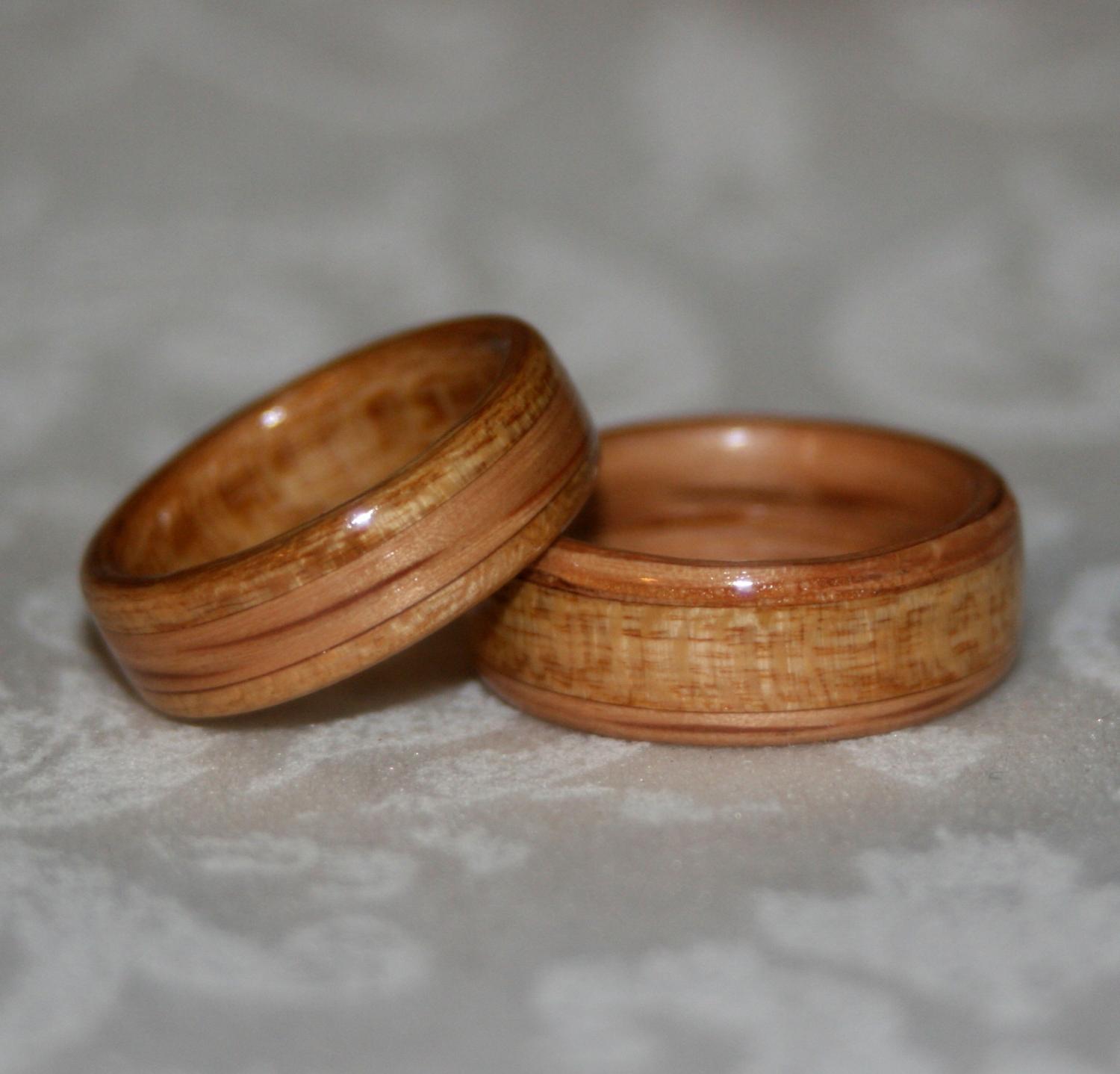 Custom Pair of Wood Wedding