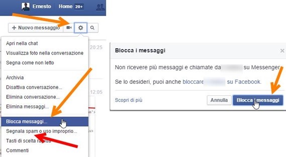 bloccare-utente-facebook-messenger