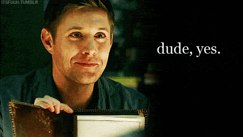 supernatural dude yes gif supernatural dude yes gif