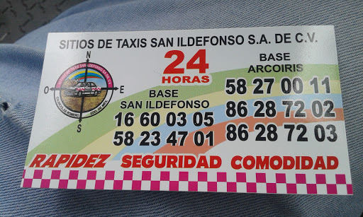 Sitios de Taxis San Ildefonso S.A. de C.V, Av la Colmena 5, Arcoiris, 54467 Villa Nicolás Romero, Méx., México, Servicio de taxi | EDOMEX