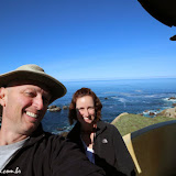 Vista do alto - Point Arena Lighthouse, California, EUA