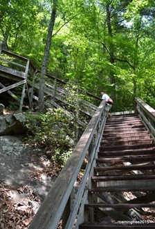 Time to go back up -- 310 steps!!