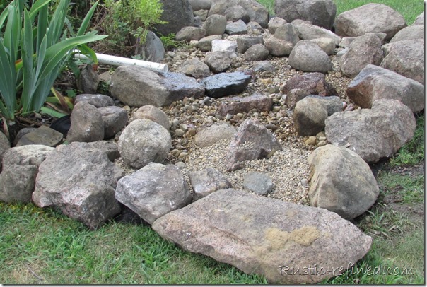 How to create a river creek bed to help with drainage issues