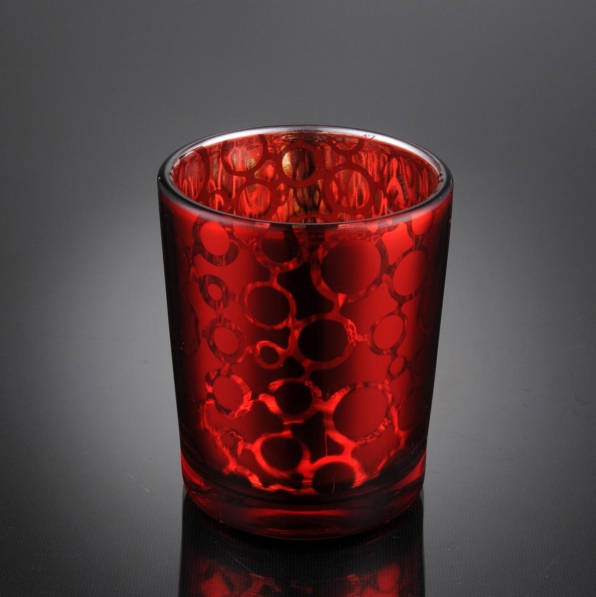 Case of 72. Votive Candle Red Design  Case of 72 