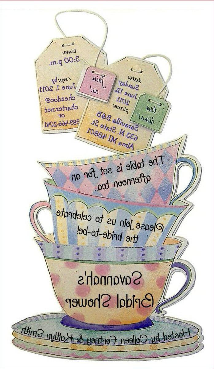 Teacup Invitations 12