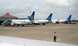 Garuda Indonesia Airplane Line up