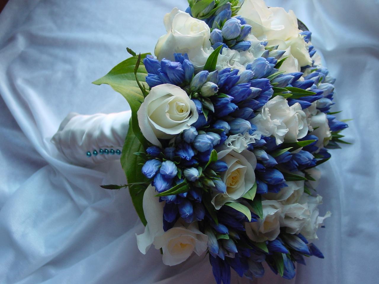 Blue Wedding Bouquets