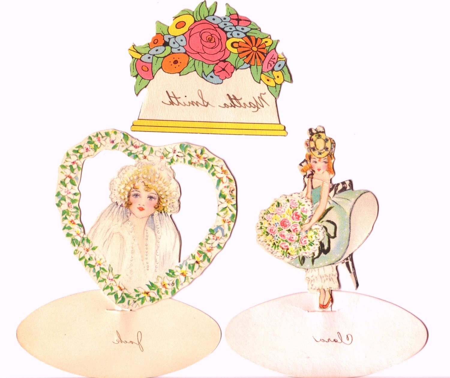 1920s PLACE CARDS - Weddings