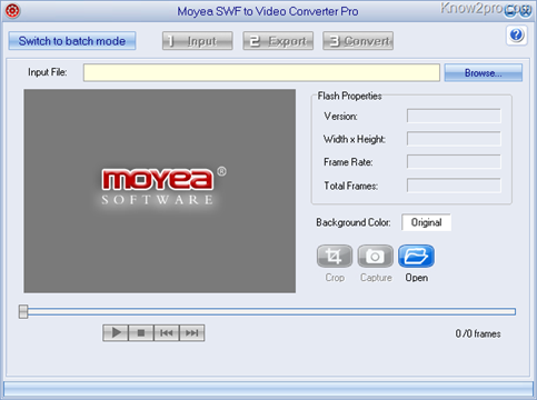 แนะนำวิธีการแปลงไฟล์ SWF เป็นไฟล์ Video (SWF to Video Converter)