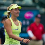 STANFORD, UNITED STATES - AUGUST 6 :  Angelique Kerber in action at the 2015 Bank of the West Classic WTA Premier tennis tournament
