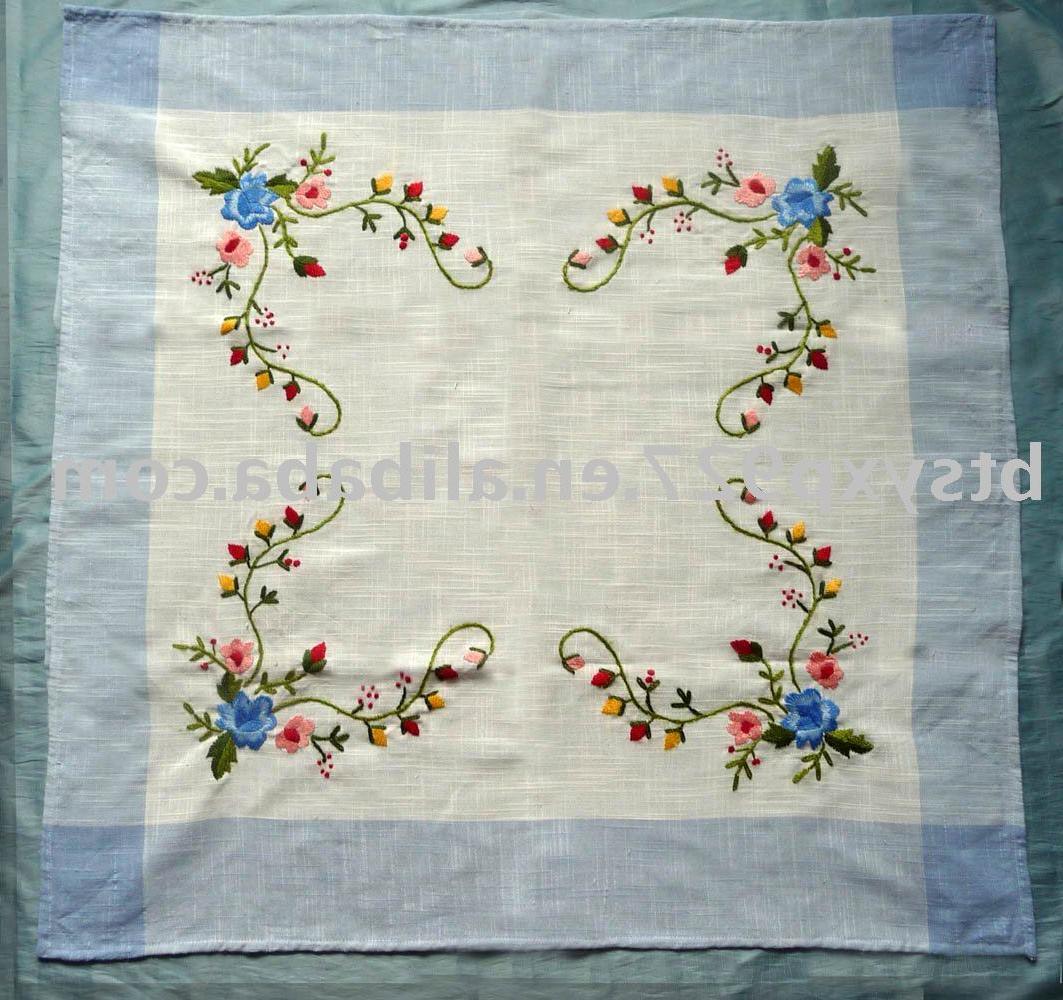 wedding embroidered table
