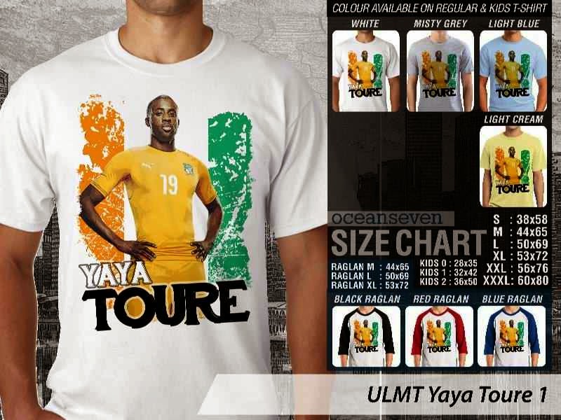 Kaos bola Yaya Toure 1 piala dunia