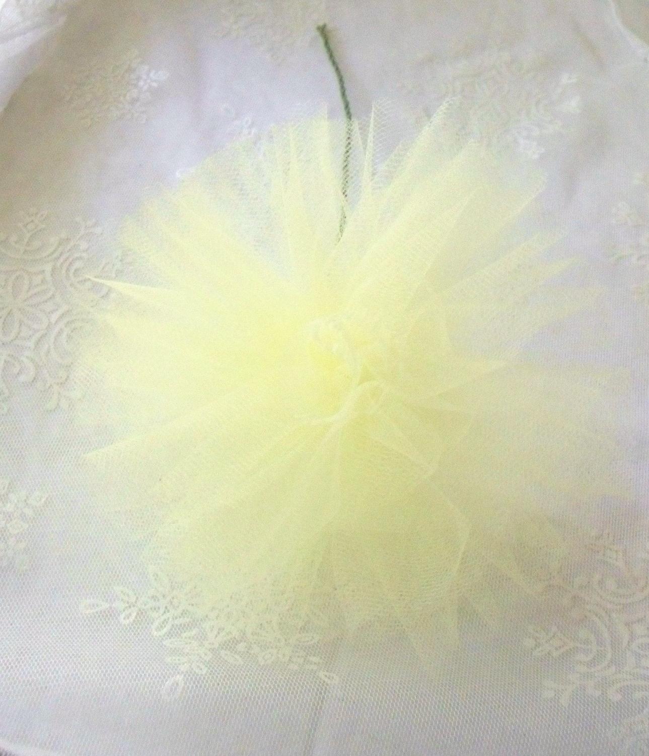 Dandelion Tulle Flower for