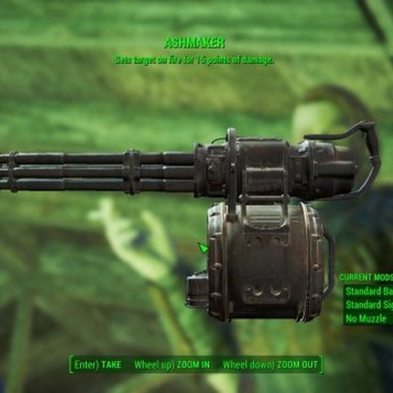 Fallout 4 – So kommen Sie zur Ashmaker Minigun (Guide)