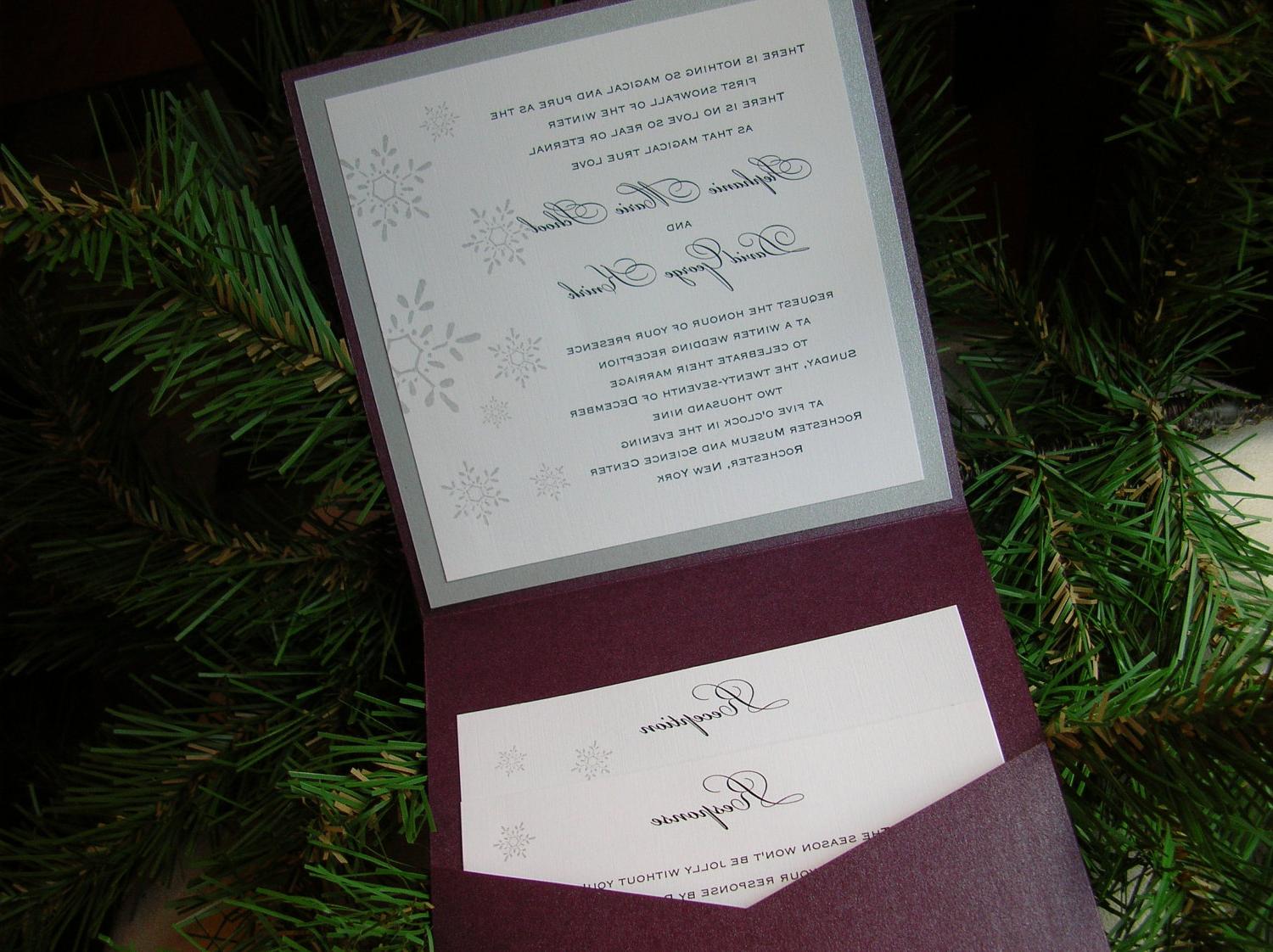 Pocket Wedding Invitation