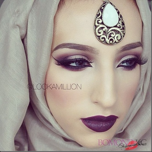 Beautiful bright Arabic Makeup-Lookamillion (8)