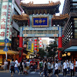 chinatown gate in yokohama in Yokohama, Japan 