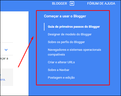 Guia primeiros passos do Blogger - Visual Dicas