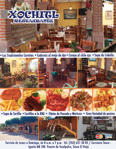 Restaurante Xochitl, Carretera federal. Cuernavaca Acapulco km 100, Puente De Tecalpulco, Taxco el viejo, 40323 Taxco, Gro., México, Bar restaurante | GRO