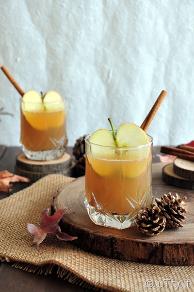 Come check out how to make this Apple Harvest Cocktail.  An easy and delightful cocktail that's perfect for Fall.  http://uTry.it