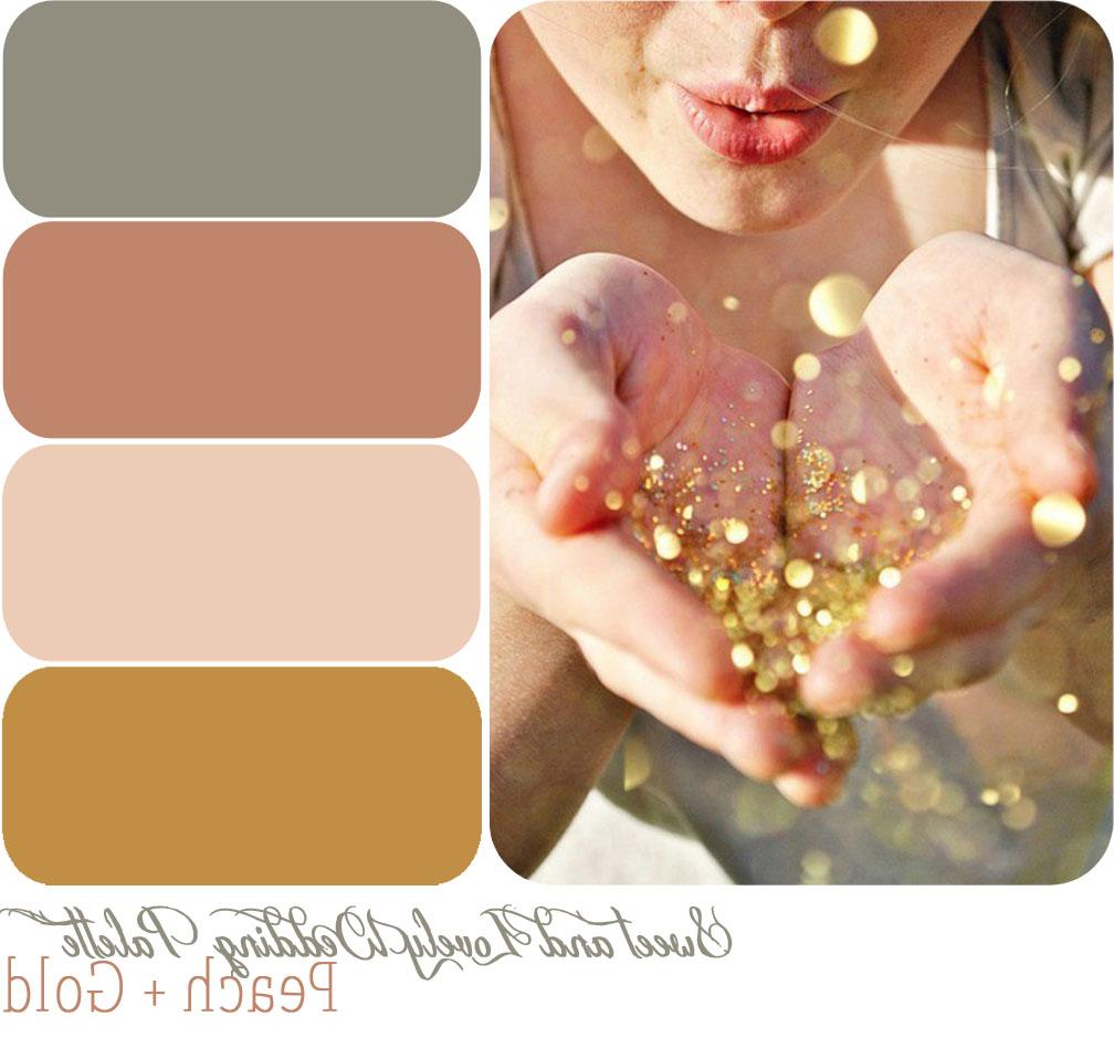 Sweet and Lovely Life   Wedding Palette   Peach   Gold. Share and Enjoy: