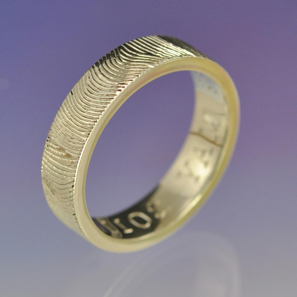 Personalised Fingerprint Ring.