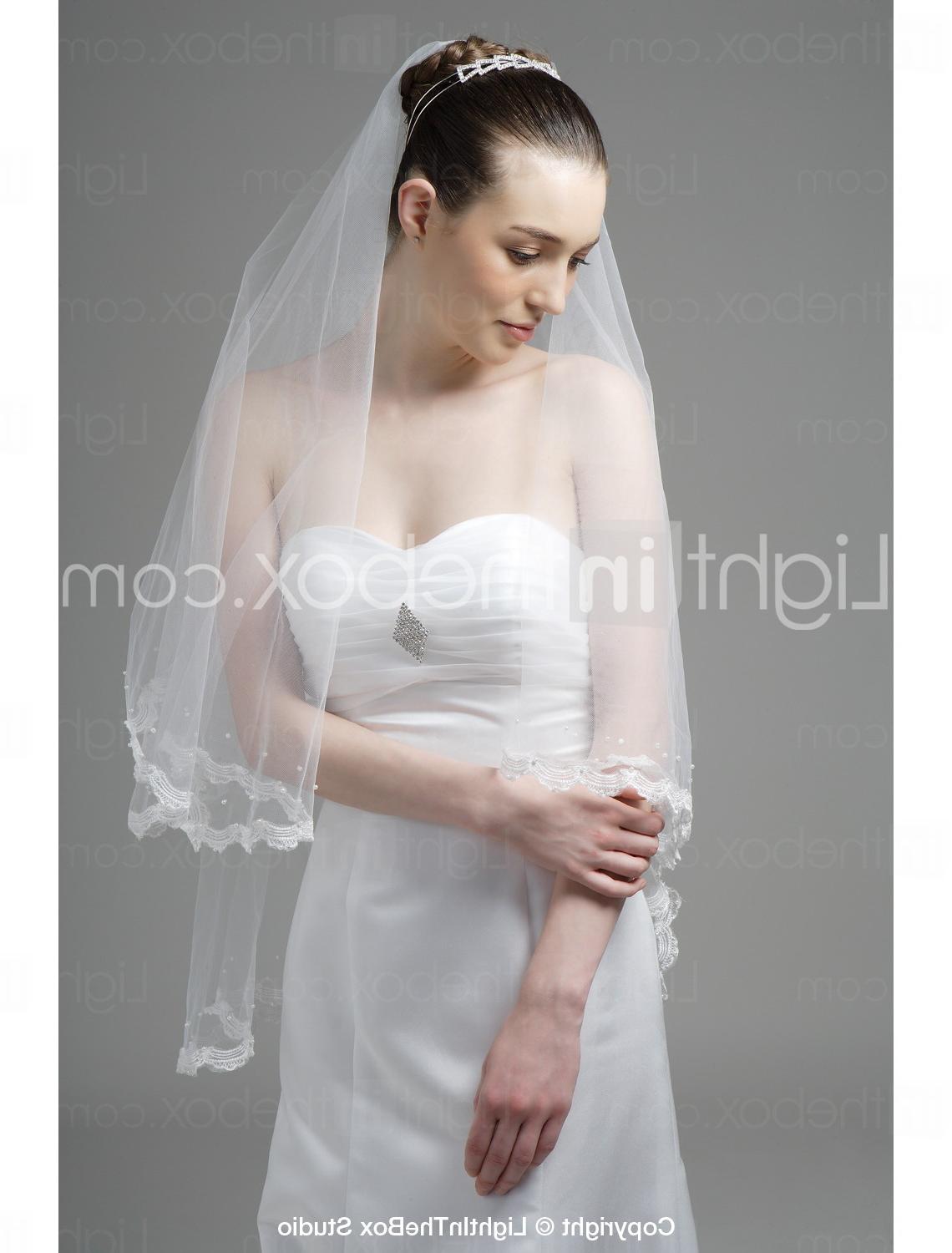 1 Layer Elbow Wedding Veil