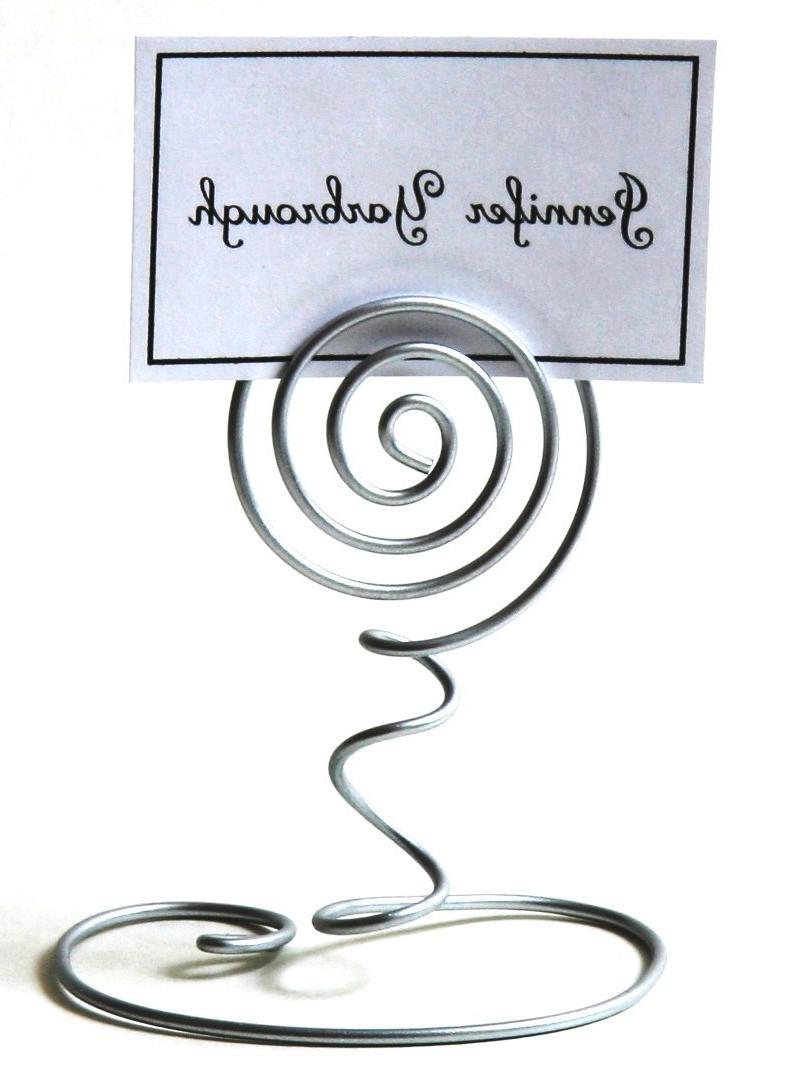 25 swirl WEDDING place card holders or table number holders whimsical