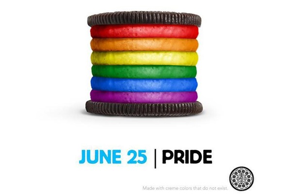 The Oreo Gay Pride Rainbow Cookie