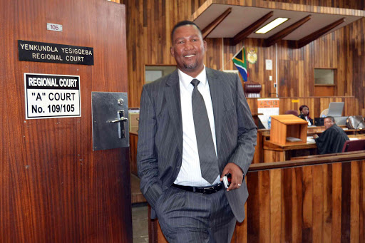 ACCUSED: Mandla Mandela in the Mthatha Magistrate’s Court yesterday Picture: LOYISO MPALANTSHANE