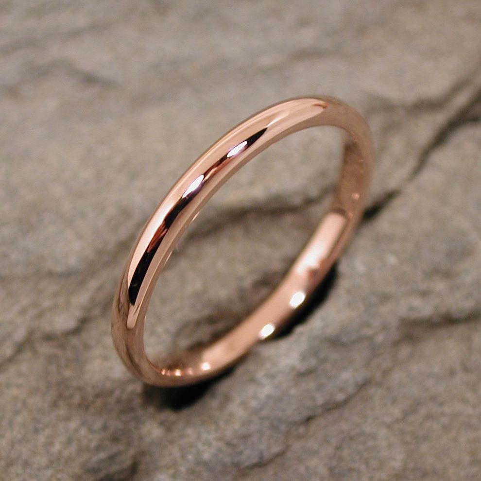 14k Rose Gold Ring Romantic